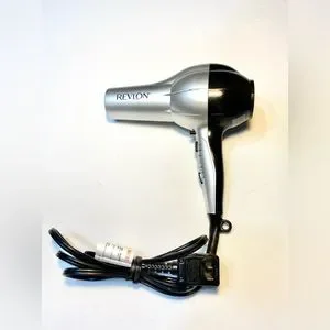 Revlon Model RV484 Hairdryer 1875W Black Silver